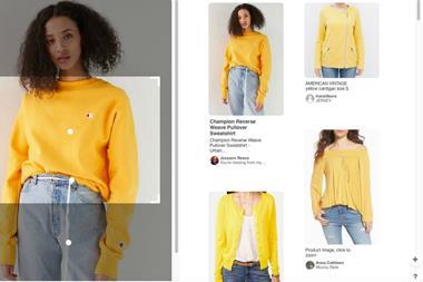 pinterest visual search web